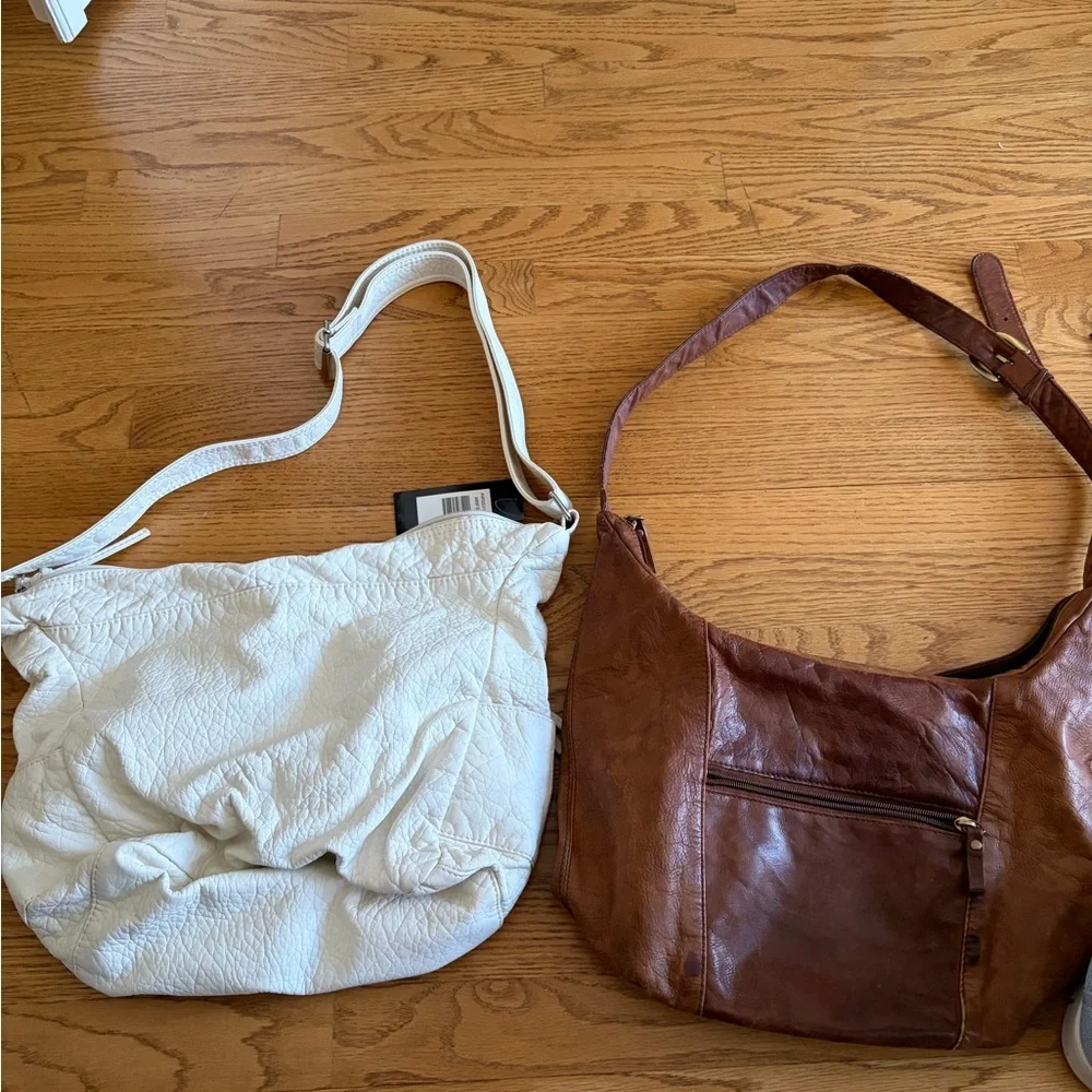 Elegant Brown and Cream Women's versatile crossbody or shoulder Bags